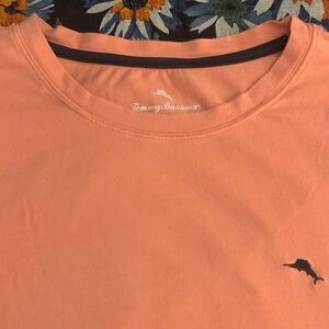 TOMMY BAHAMA SS Blended Cotton Fleshy Orange Tee